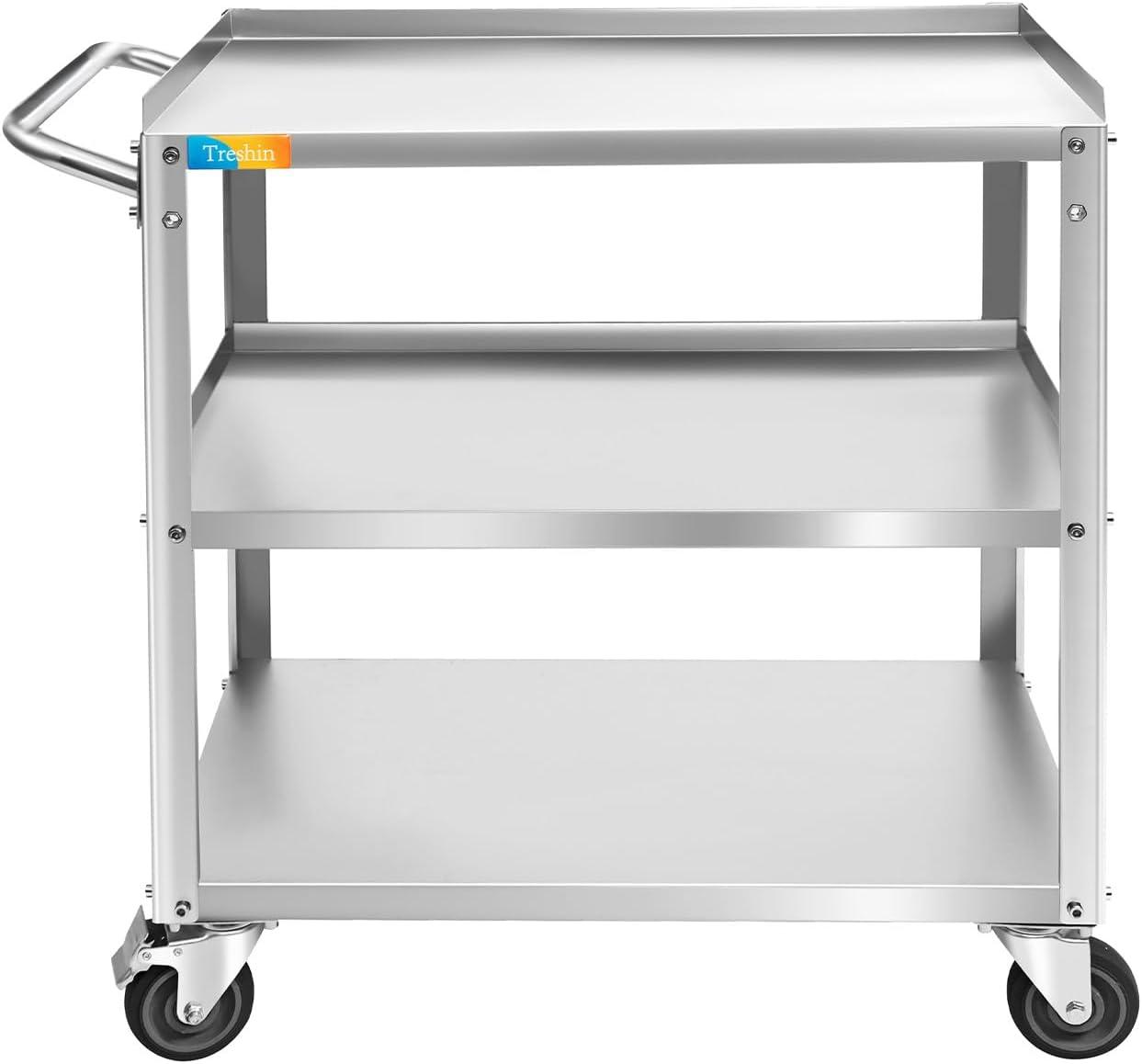 34'' H Utility Cart with Wheels