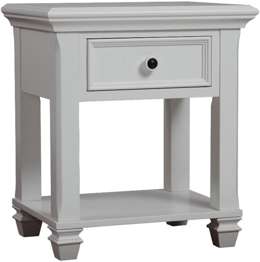 Baby Cache Glendale 1 Drawer Solid Wood Nightstand