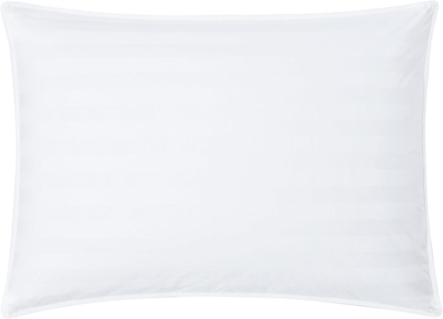 White Hypoallergenic Polyester King Pillow for Stomach Sleepers