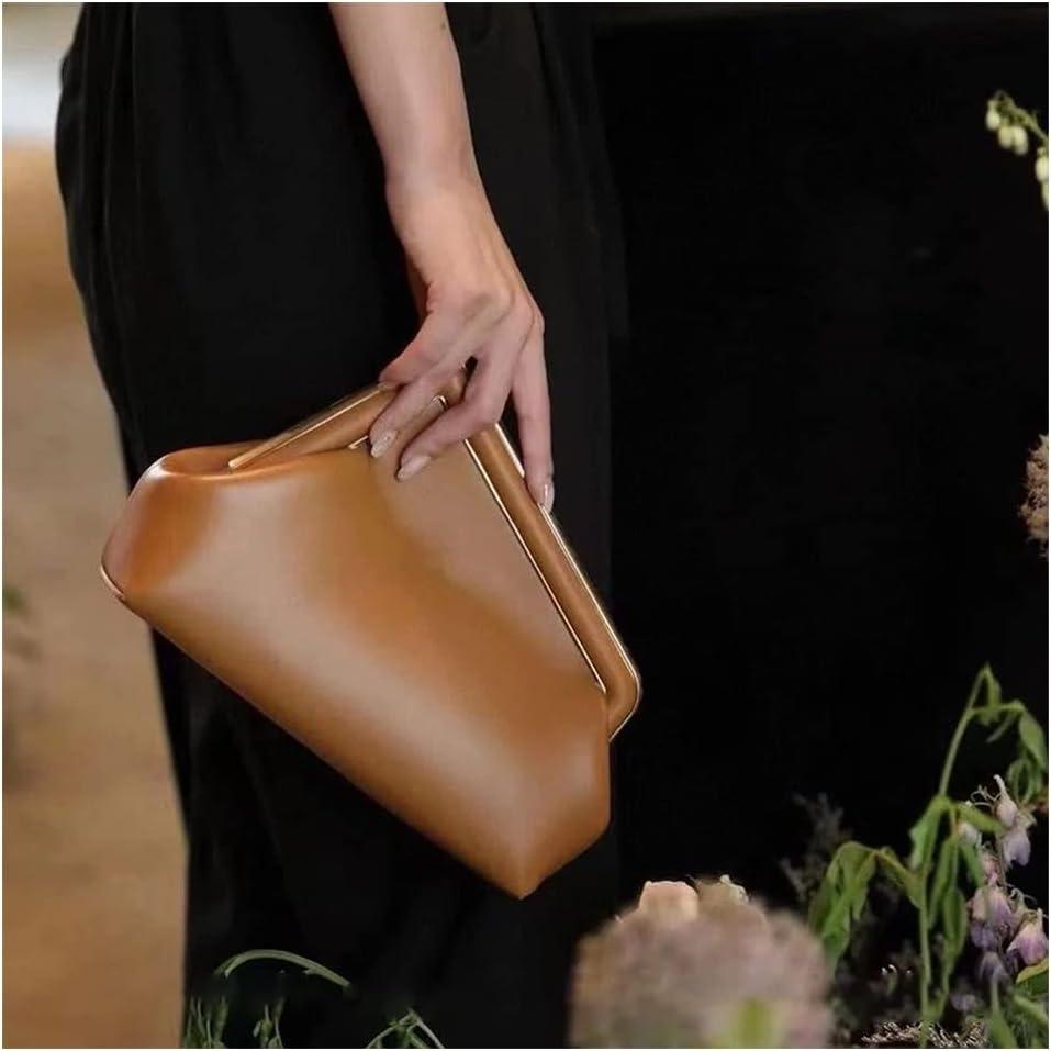 Women Shoulder Bags Crossbody Bag PU Leather Hobo Handbags Clutch Purse with Metal Clasp Closure