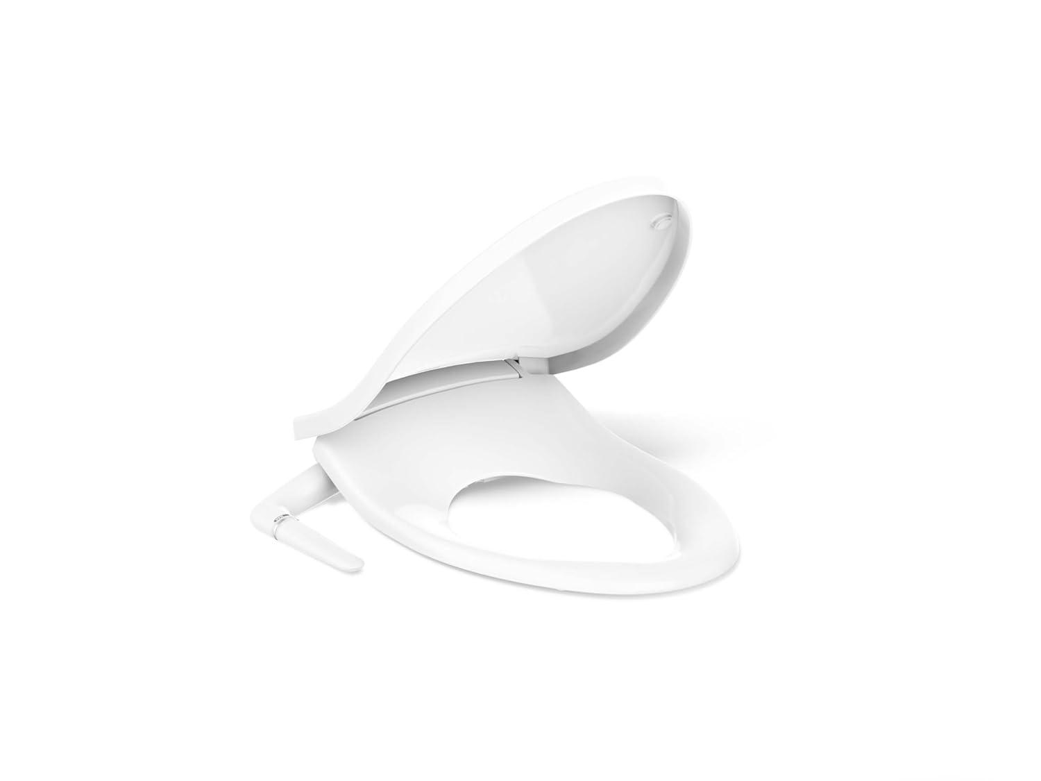 PureWash M250 Elongated Bidet Toliet Seat, Manual Non-Electric Bidets for Existing Toilets