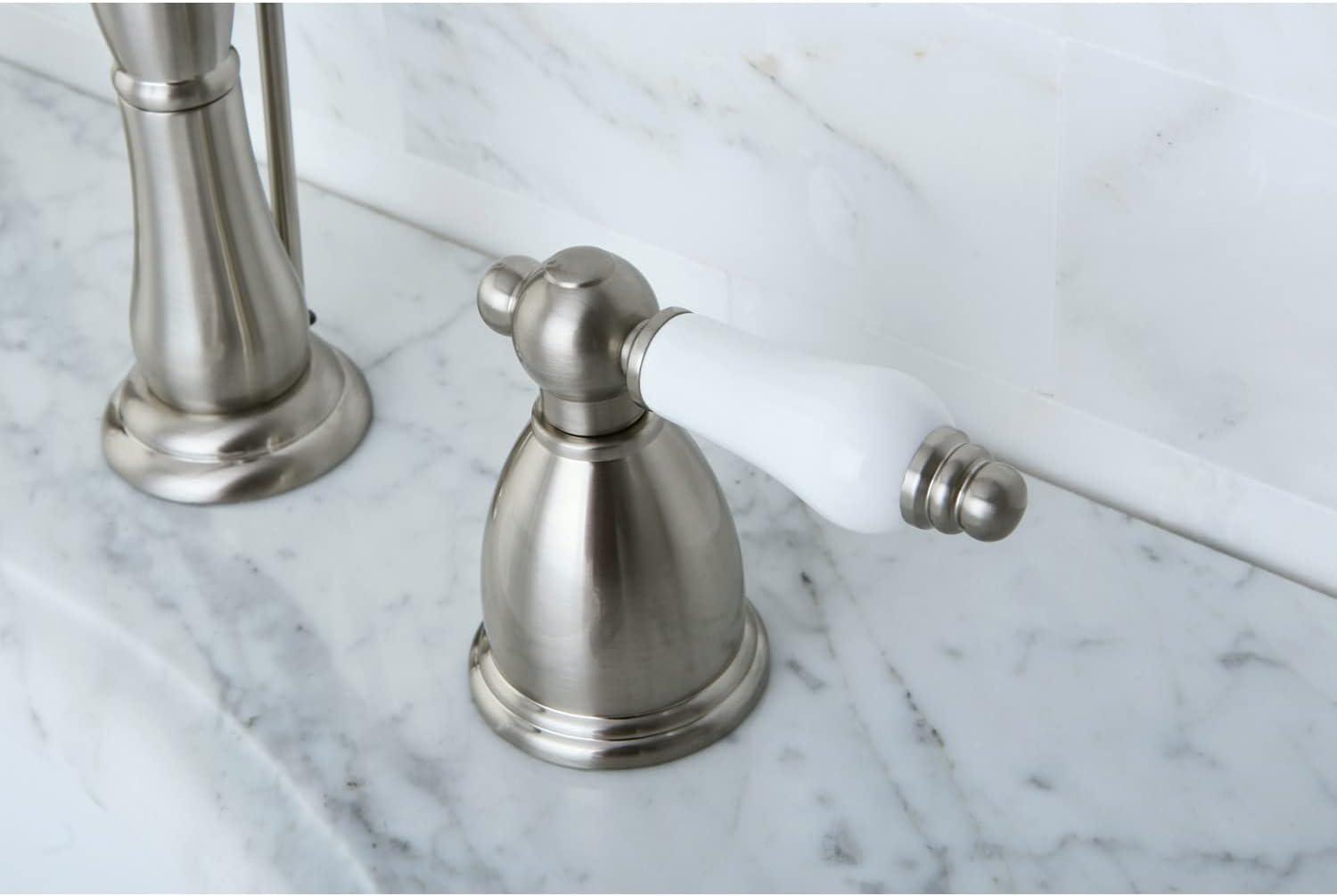 Heritage Widespread Bathroom Faucet with Drain Assembly