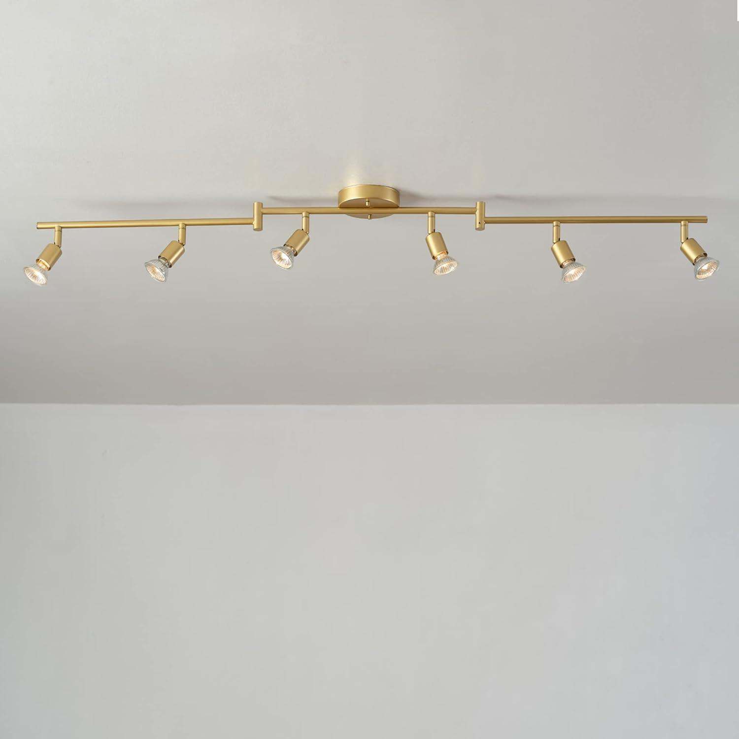 Globe Electric Company 47.2'' 6 -Light Swing Arm Track Track Kit with Dimmable and Adjustable Head
