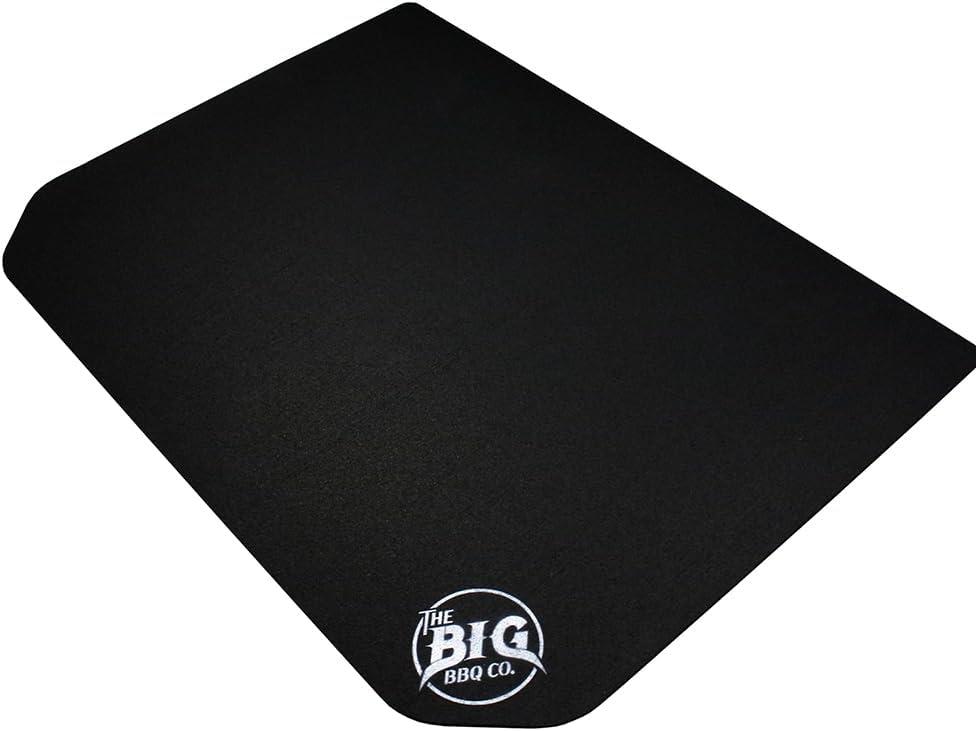 Rubber Heavy Duty Grill Mat Flame & Weather Resistant Made in the USA 36"x48"