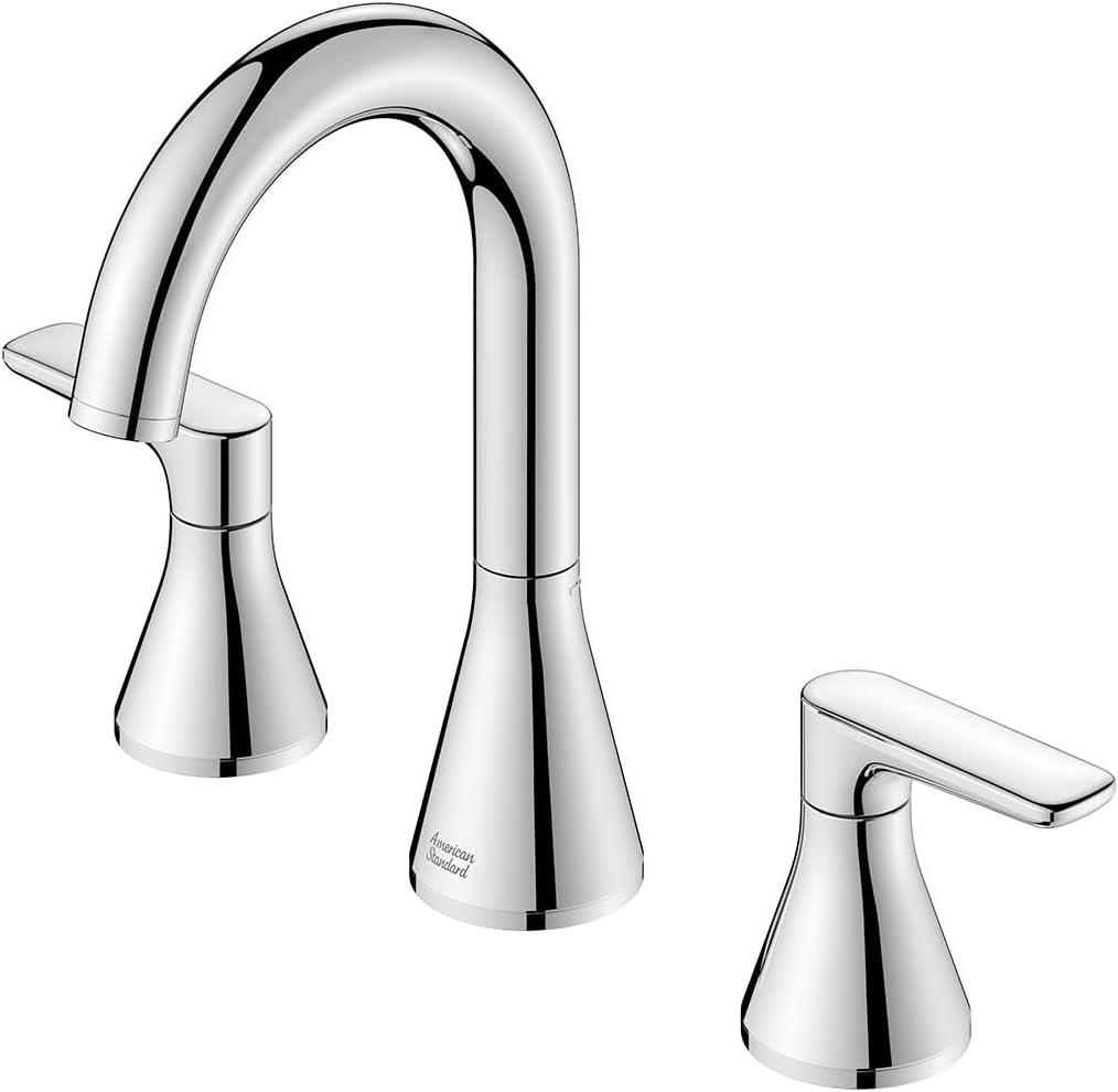 Widespread 2-handle Bathroom Faucet with Drain Assembly