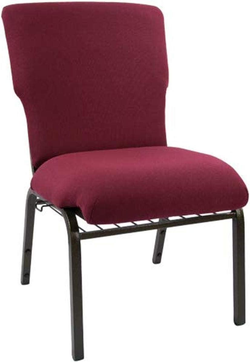 Maroon Church Chair 21"