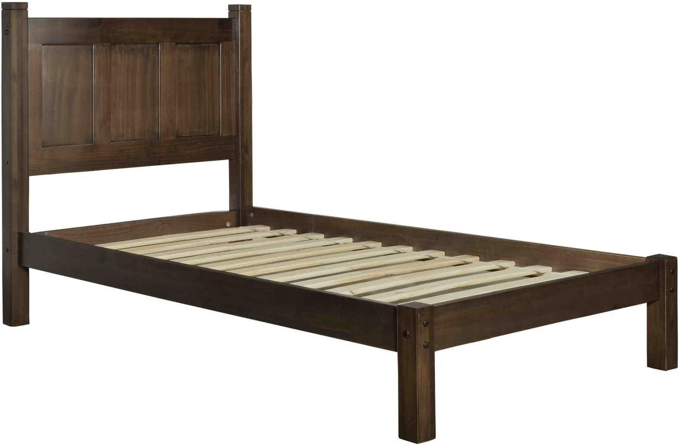 Shaker Solid Wood Panel Bed