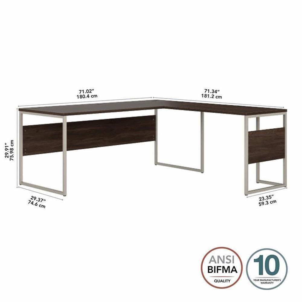 Hybrid L-Shaped Computer Desk Office Set