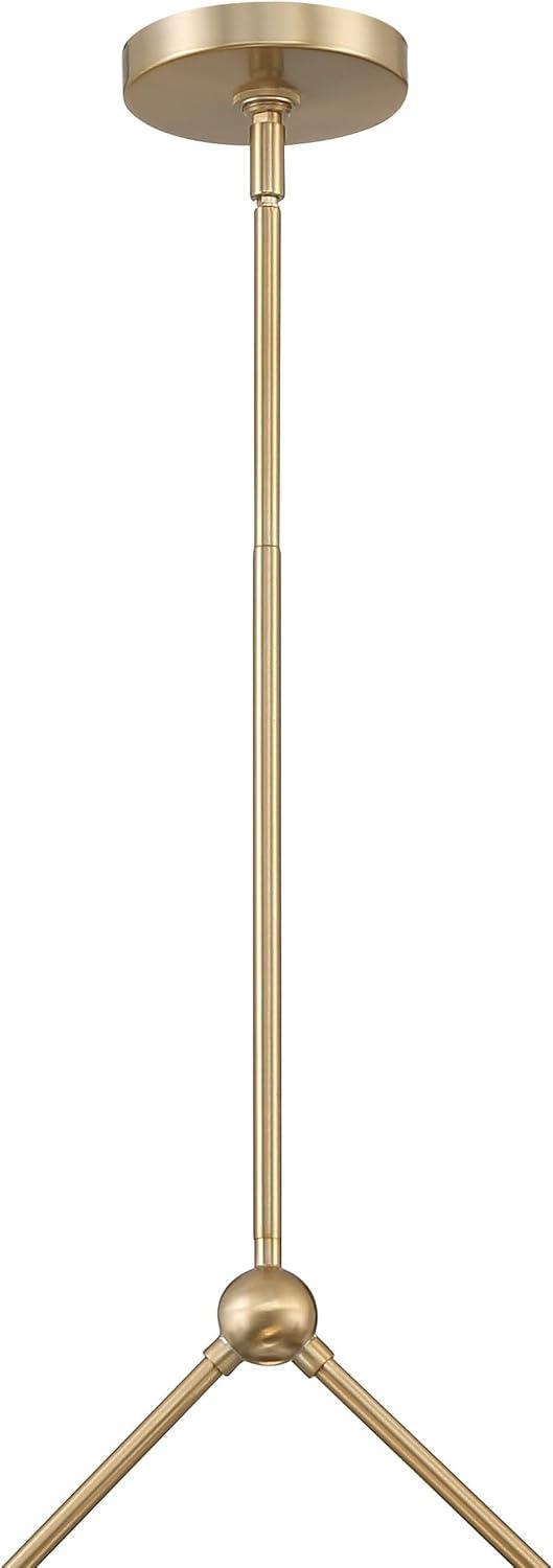 Crystorama Lighting Xavier 2 - Light Chandelier in  Vibrant Gold