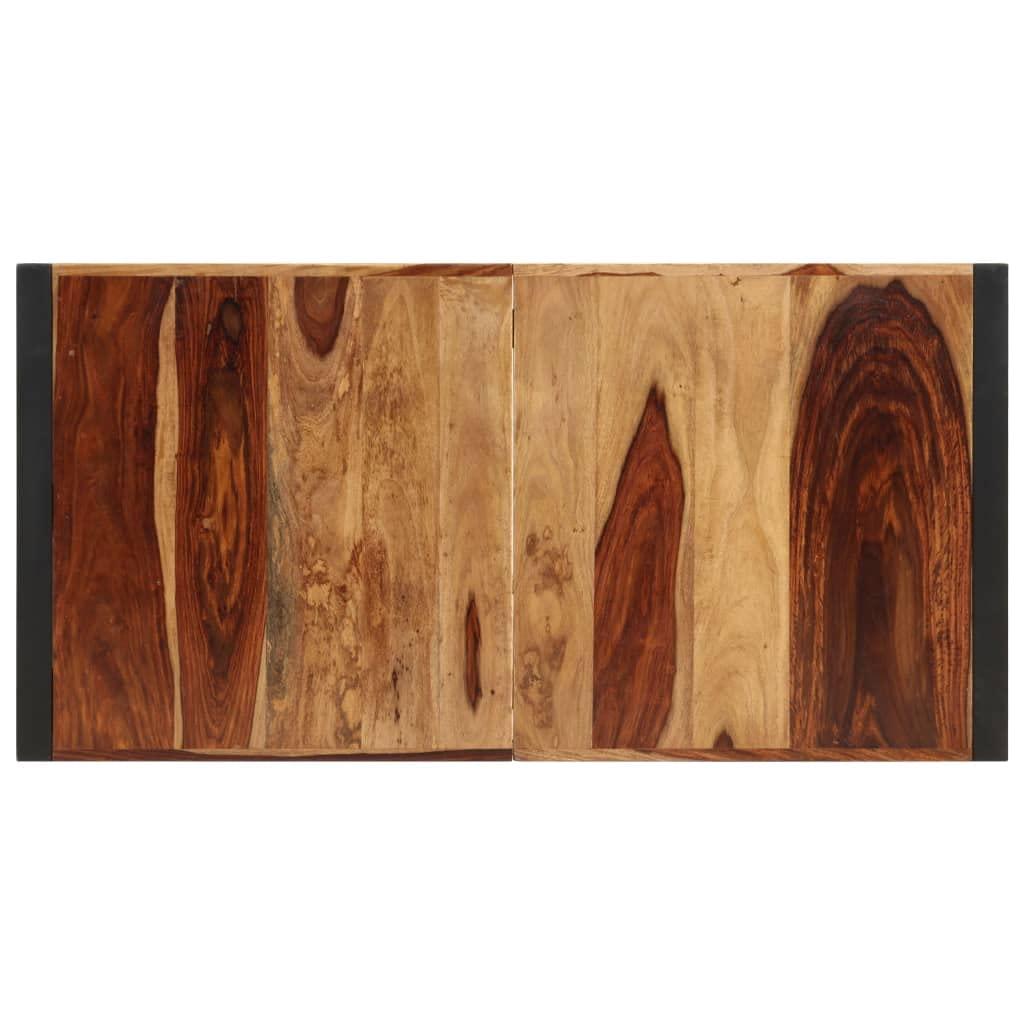 vidaXL Dining Table 63"x31.5"x29.5" Solid Sheesham Wood