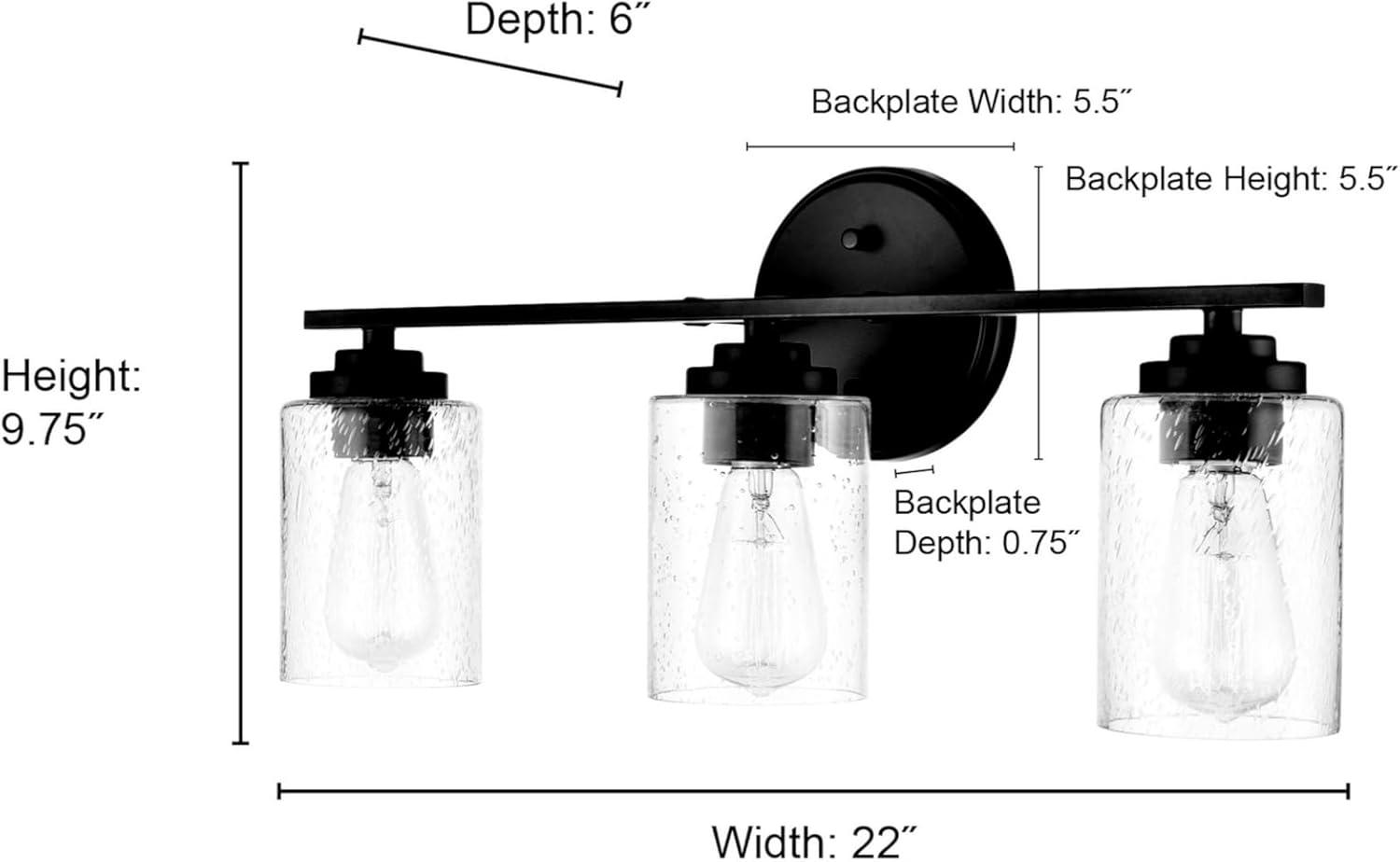 Savoy House Marshall 3 - Light Vanity in  Polished Chrome