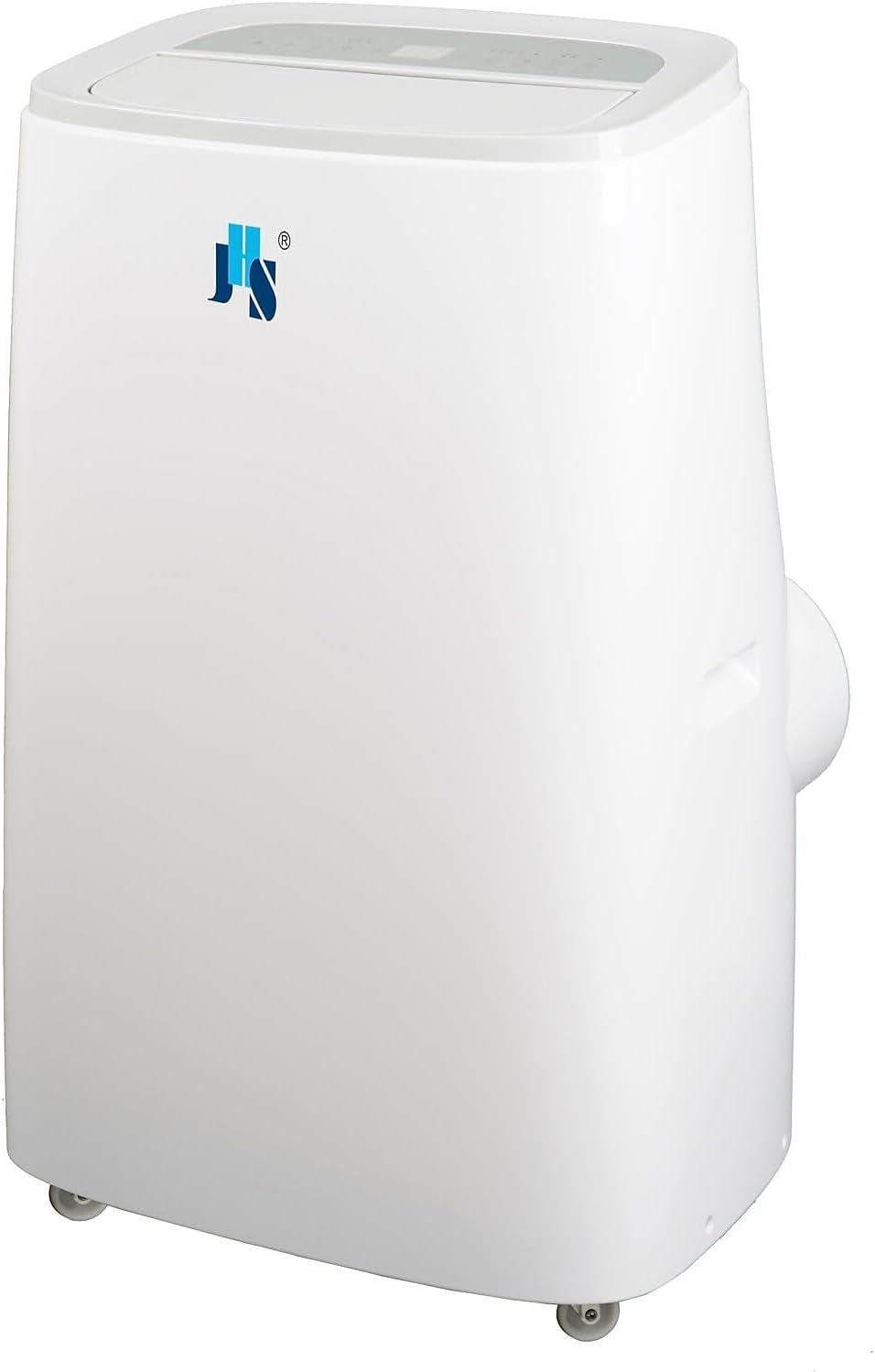 JHS 14,000 BTU White Portable Air Conditioner with Remote