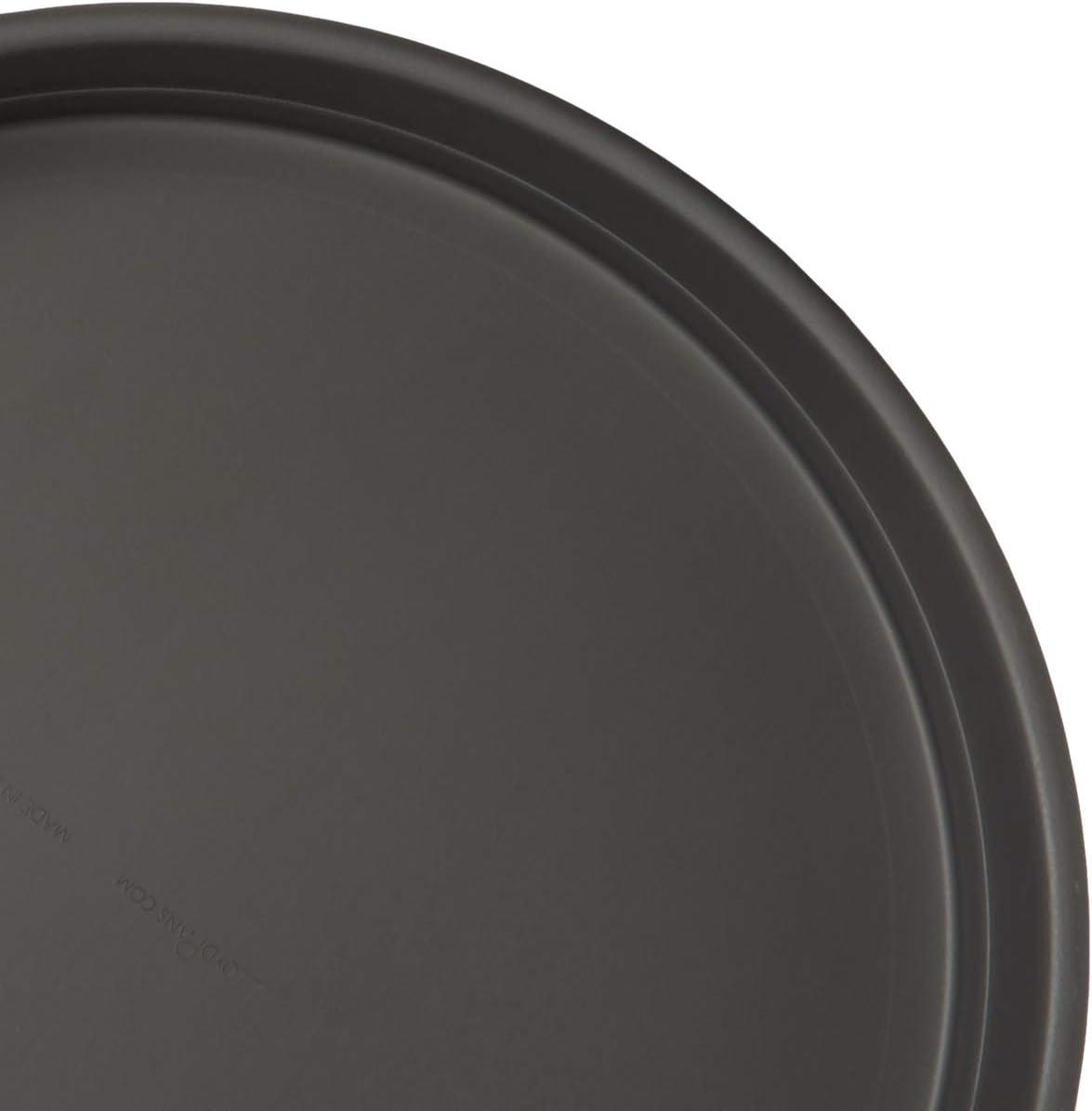 12-Inch Black Anodized Aluminum Deep Dish Pizza Pan