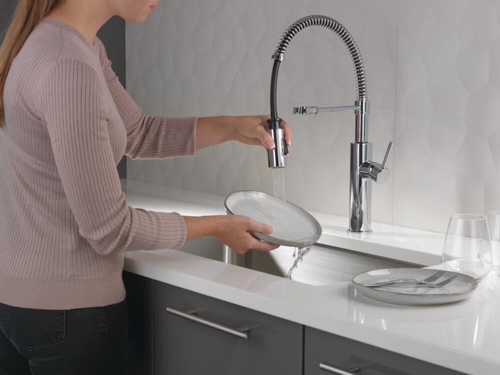 Antoni Pro Commercial Pull Down Sprayer Kitchen Sink Faucet