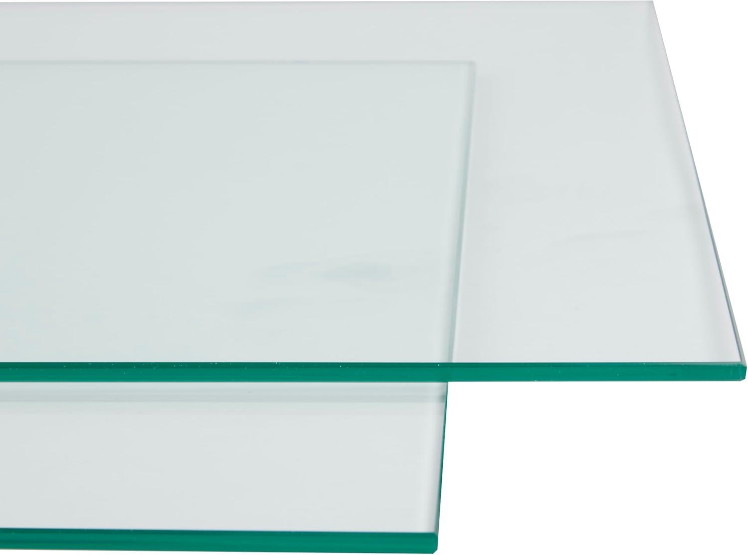 Tempered Glass Shelf - 14"W x 24"L x 3/16" - Set of 2