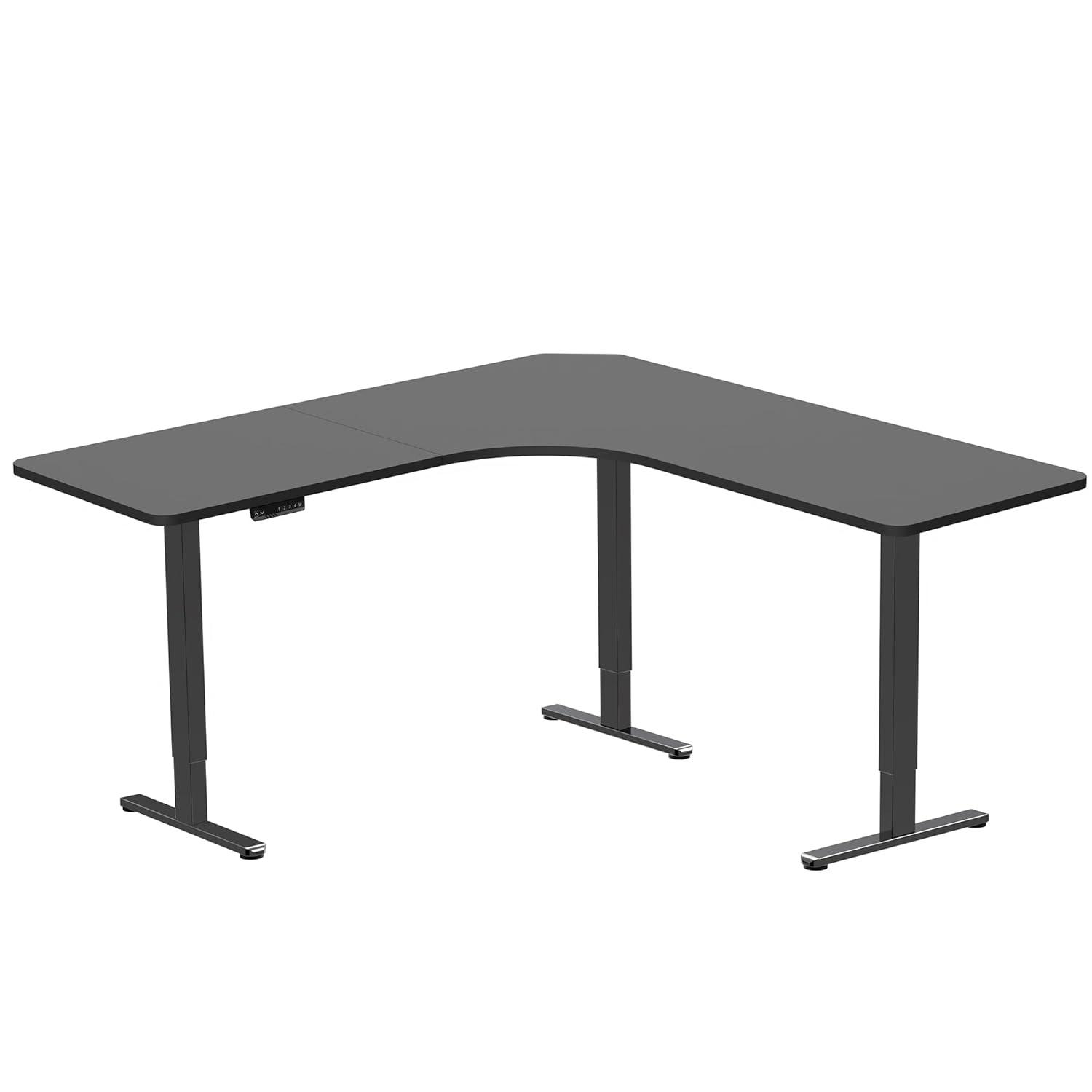 Vivo VIVO Electric 71" x 71" Curved Corner Stand Up Desk (E3CB2 Series)