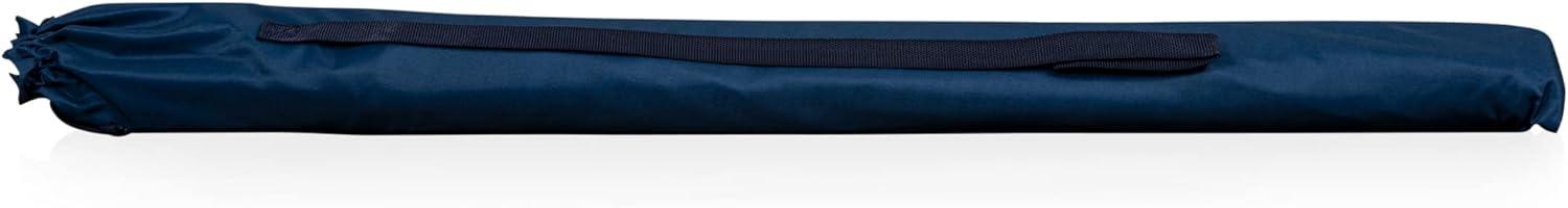 Picnic Time 5.5' Beach Compact Umbrella - Blue Pinstripe Pattern