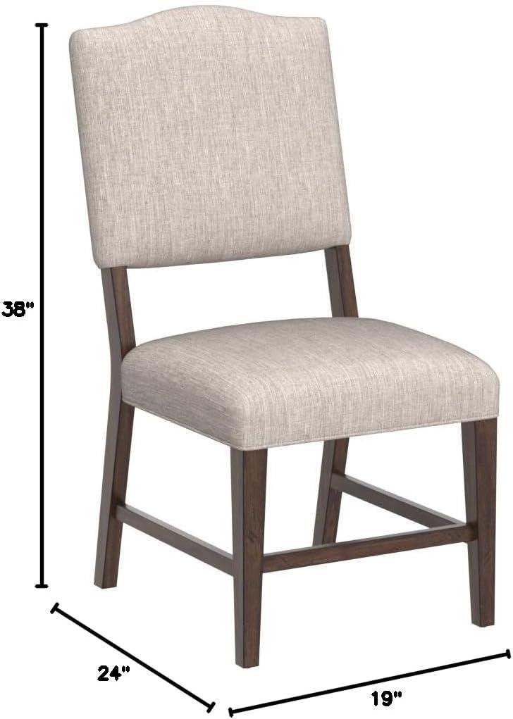 Sunset Trading Simply Brook 19" Wood Dining Chairs in Gray (Set of 2)