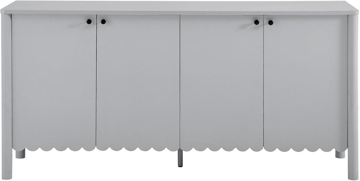 Modway Emmeline 66" 4-Door Scalloped Sideboard Cabinet