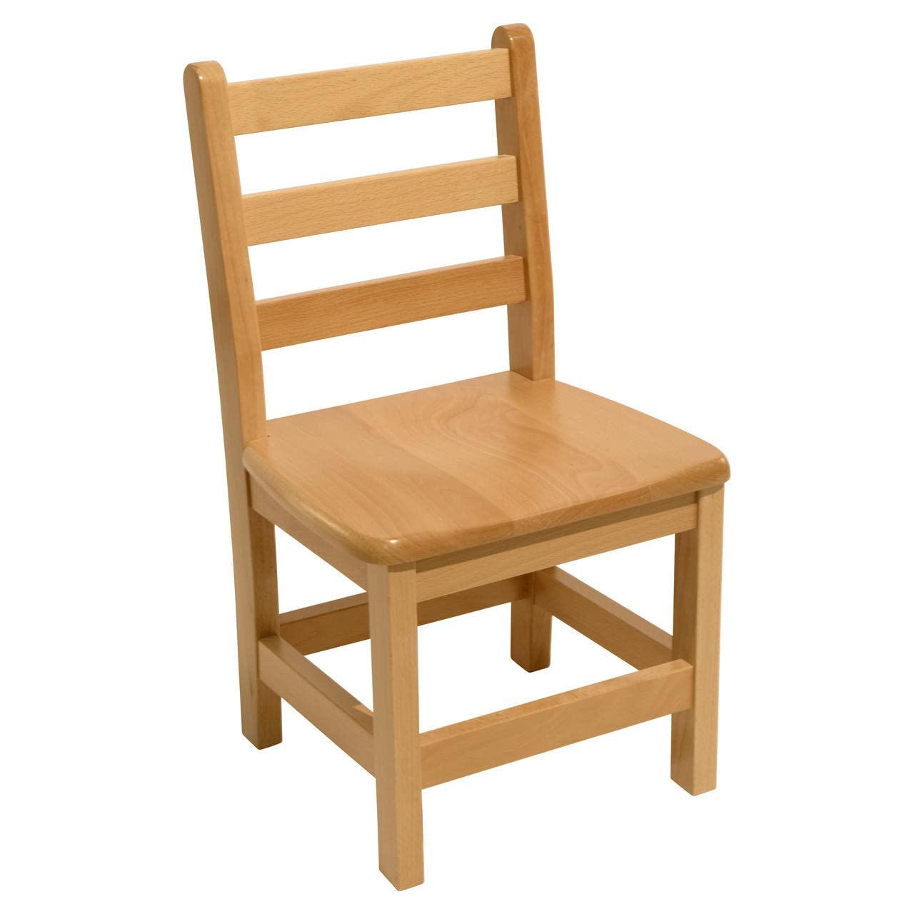 RRI Goods Wooden Childrens Chair For Kindergarten Classroom School Set of 2