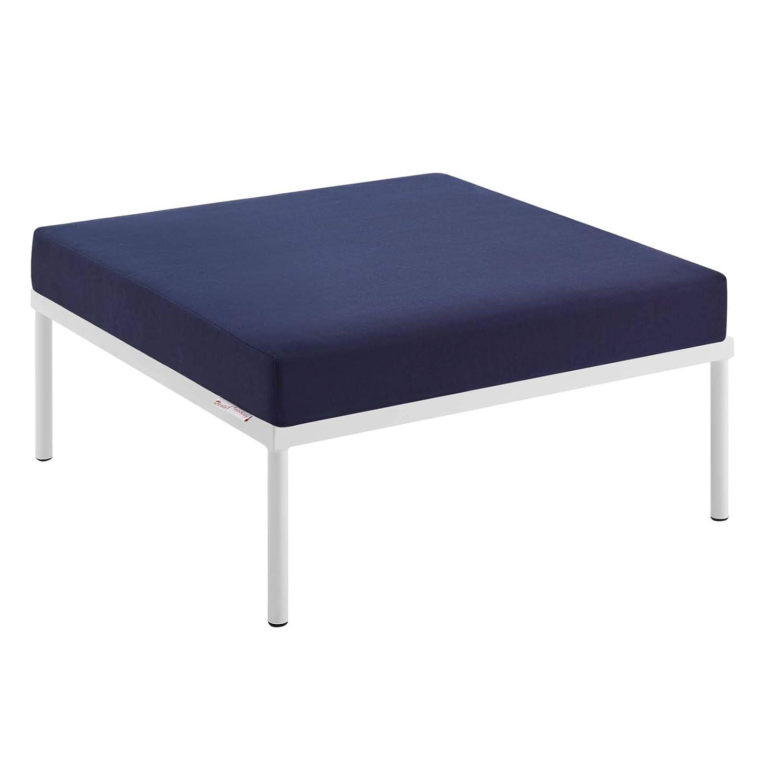 Harmony Sunbrella Outdoor Patio Aluminum Ottoman by Modway