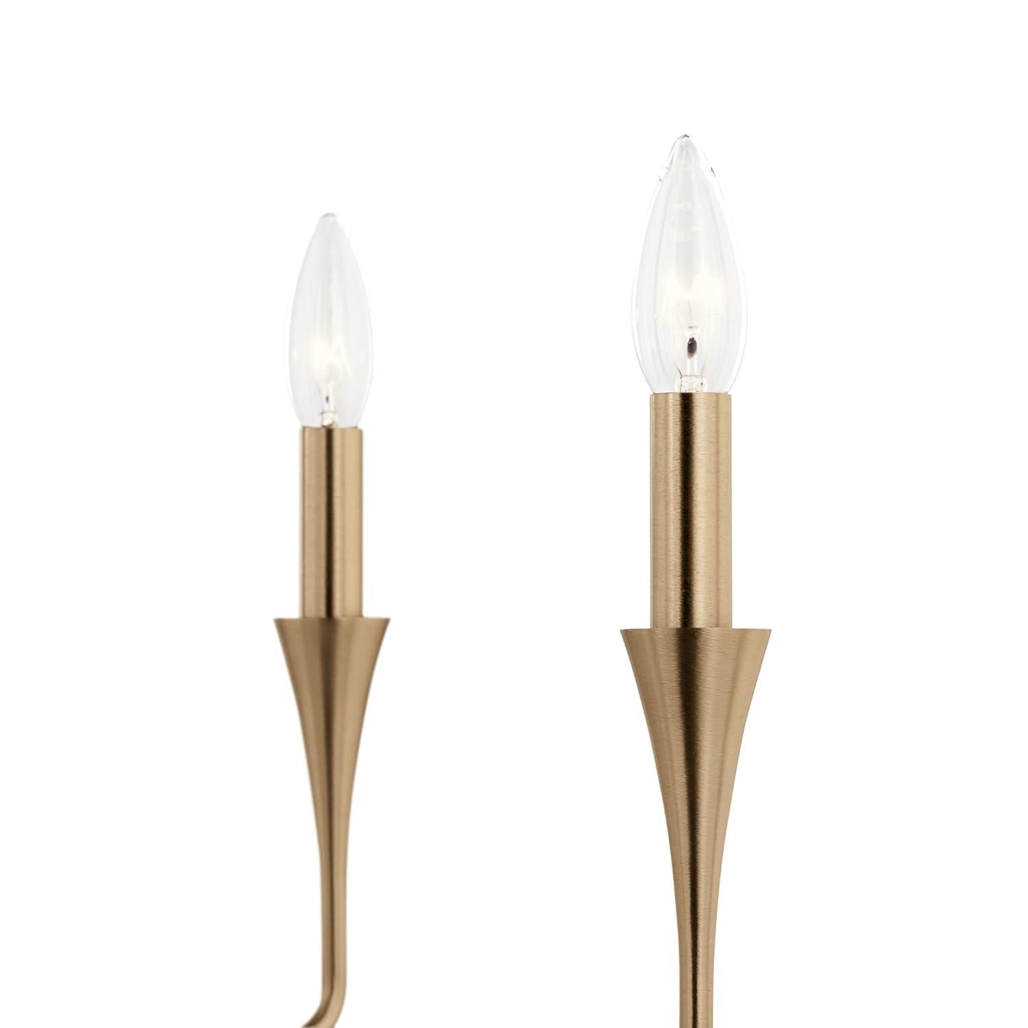52693CPZ-Kichler Lighting-Alvaro - 8 Light Chandelier-24.25 Inches Tall and 11.5 Inches Wide-Champagne Bronze Finish