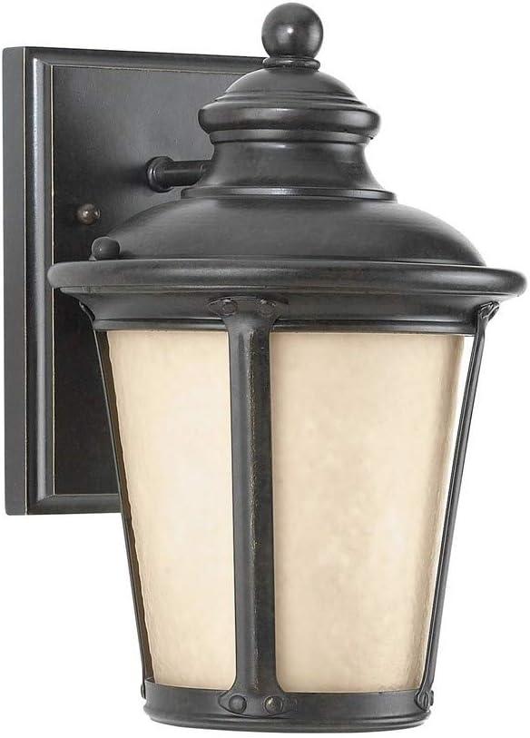 Generation Lighting 88240DEN3-780 Cape May One Light Outdoor Wall Lantern, Burled Iron Finish