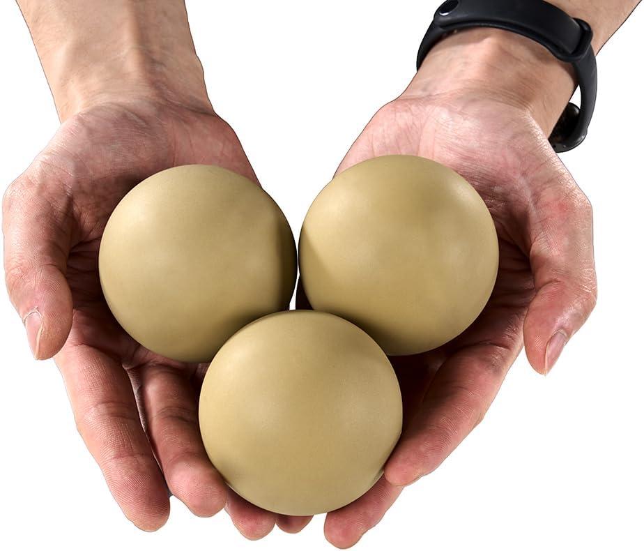 MD Sports Md Sports Roll & Score 3-pack Replacement Ball Set, Arcade Ball Toss Games Brown (Set of 3)