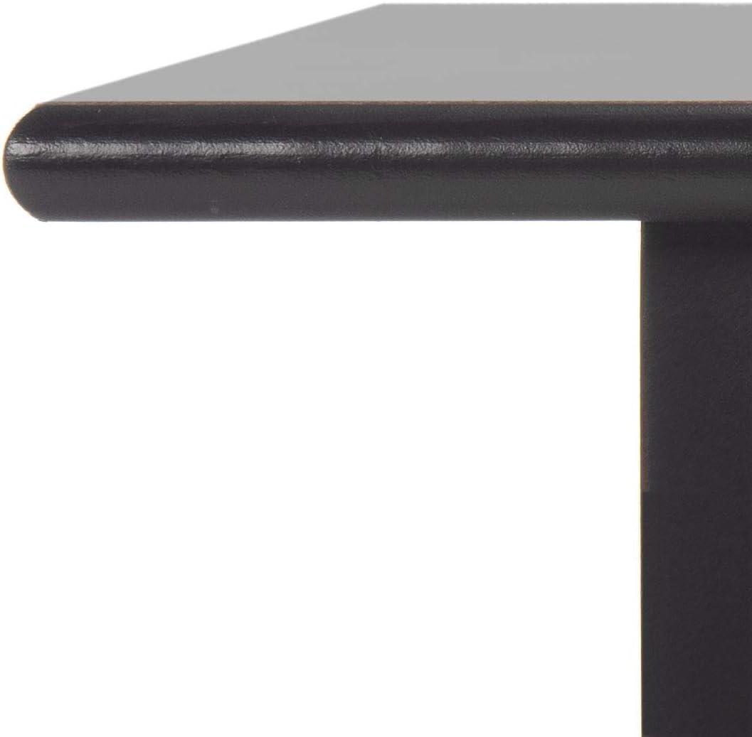 Boris Coffee Table - Distressed Black - Safavieh