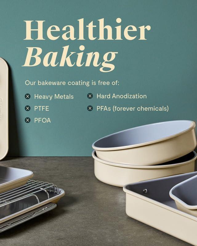 Caraway Grey Non-Stick Ceramic Round Pan
