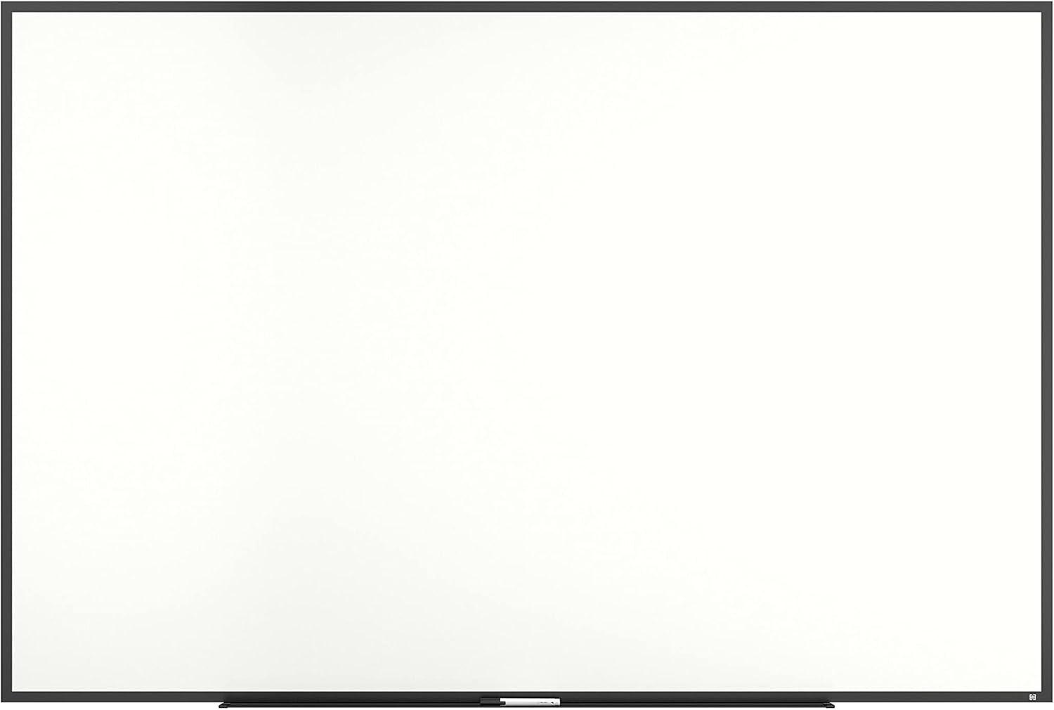 TRU RED Melamine Dry Erase Board Black Frame 6' x 4' (TR59365)