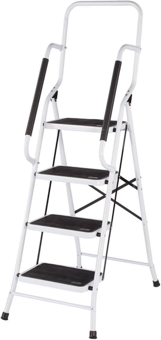 Step Ladder with Handles, 3-Tier