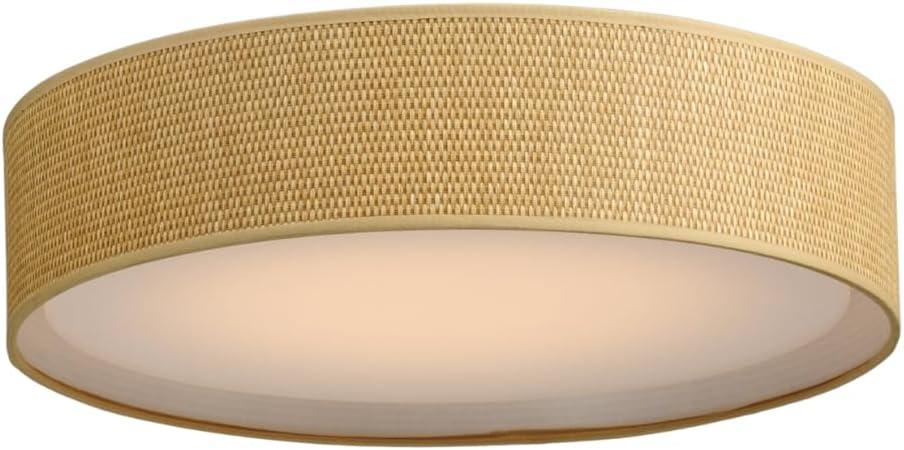 Maxim 10220WL 16 in. Prime LED Flush Mount Ceiling Light, White Linen