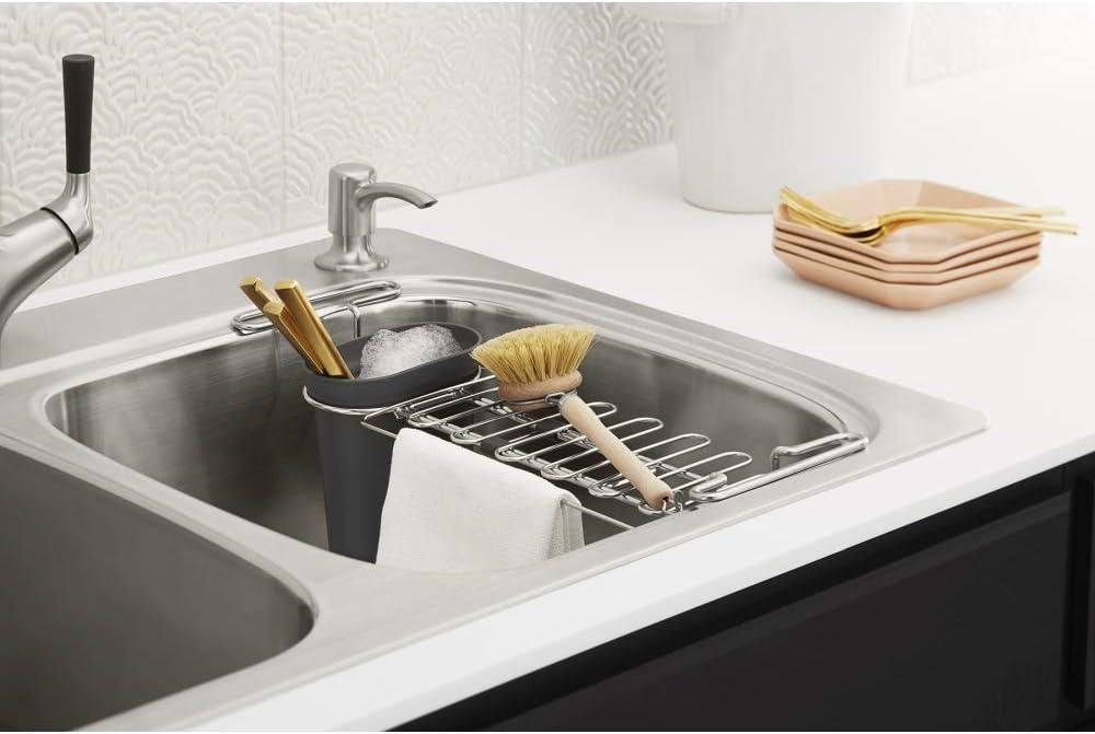 Kohler K-R75791-2PC-NA All-In- One-Kit Kitchen Sink, Brushed Stainless