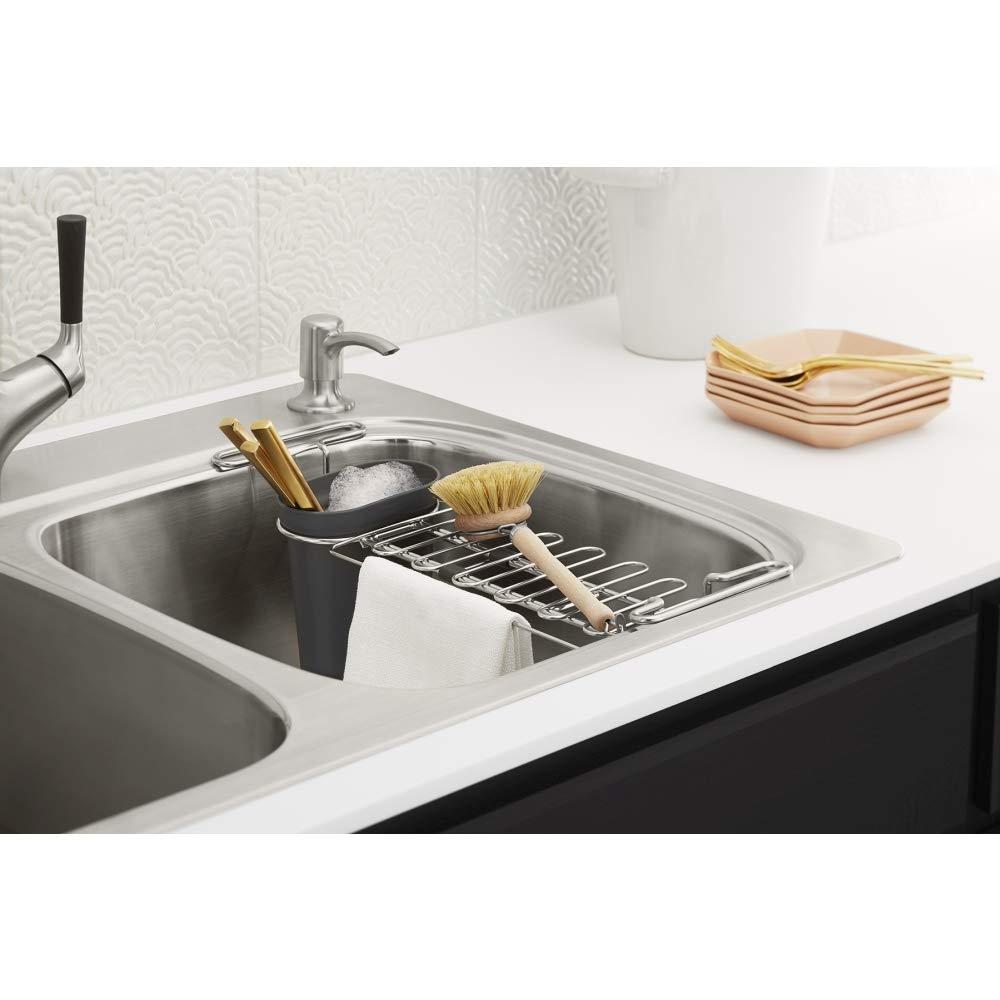 Kohler K-R75791-2PC-NA All-In- One-Kit Kitchen Sink, Brushed Stainless