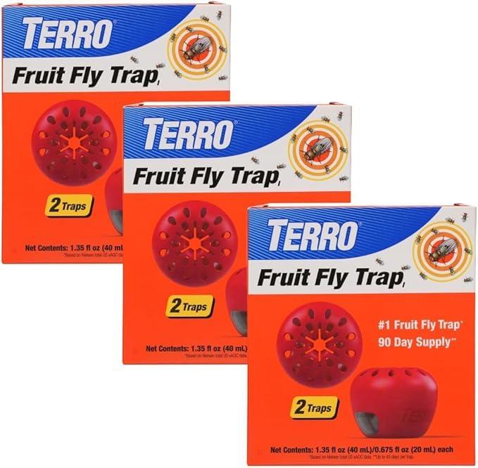 Terro Fruit Fly Trap, 6 Pack