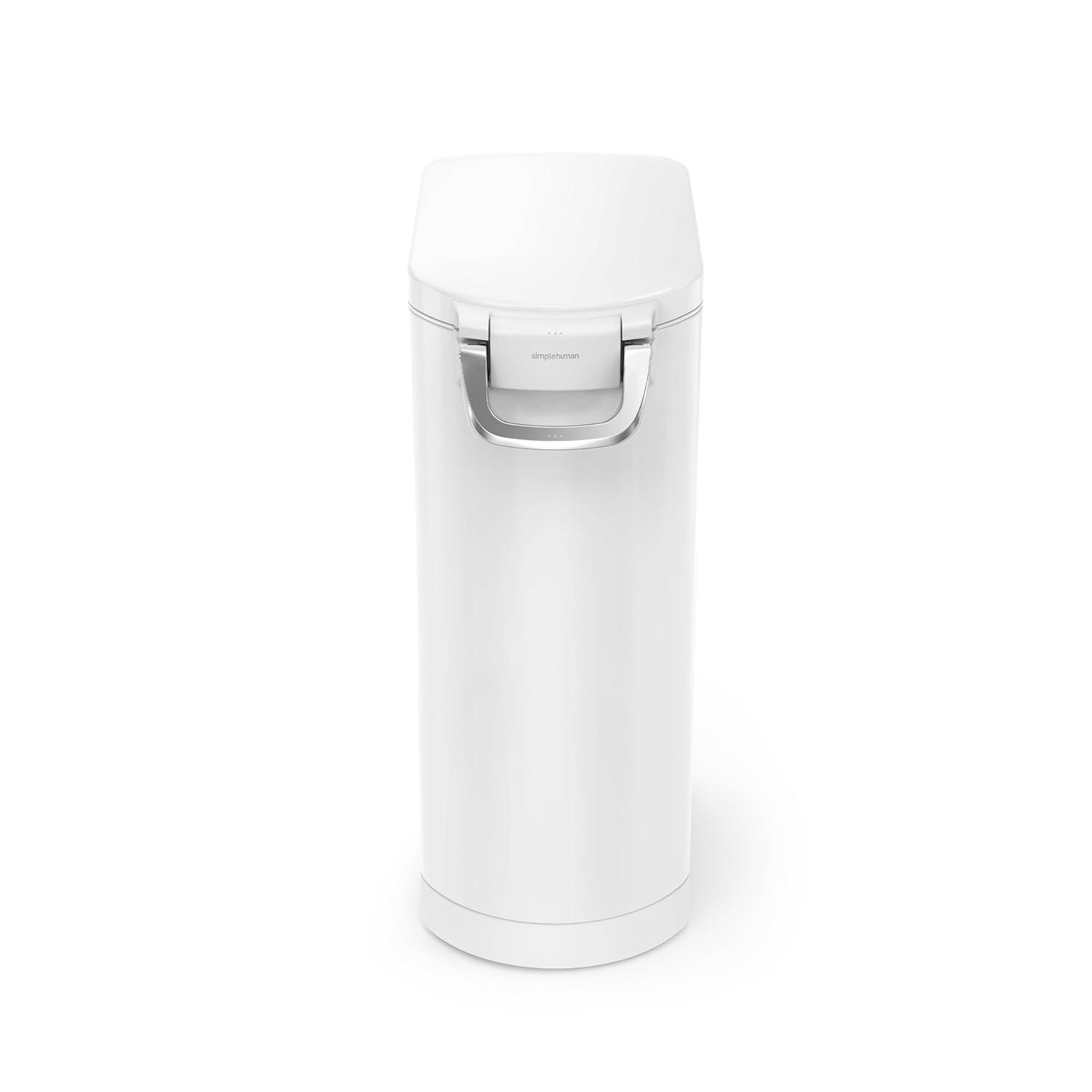 simplehuman Pet Food Storage Container Stainless Steel for Dog Food, Cat Food, and Bird Feed