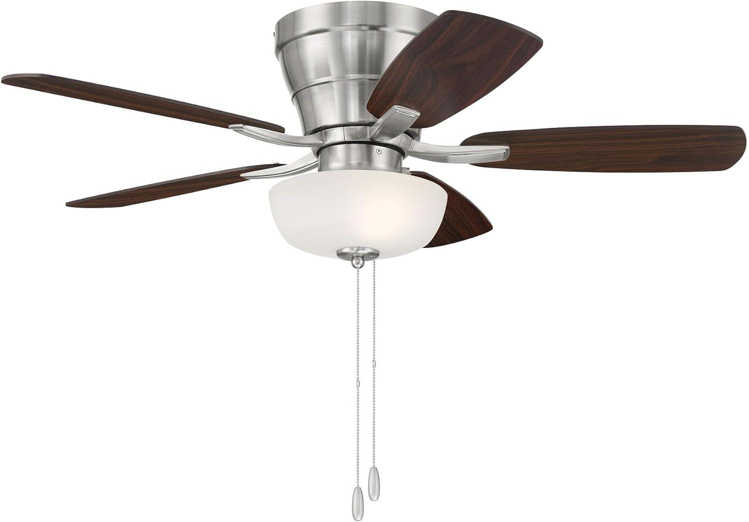 Craftmade Lighting - Wheeler - 5 Blade Flush Mount Ceiling Fan with Light