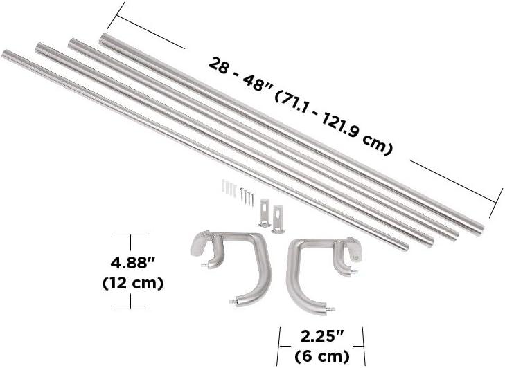 Umbra Twilight Expandable Double Curtain Rod 28-48"