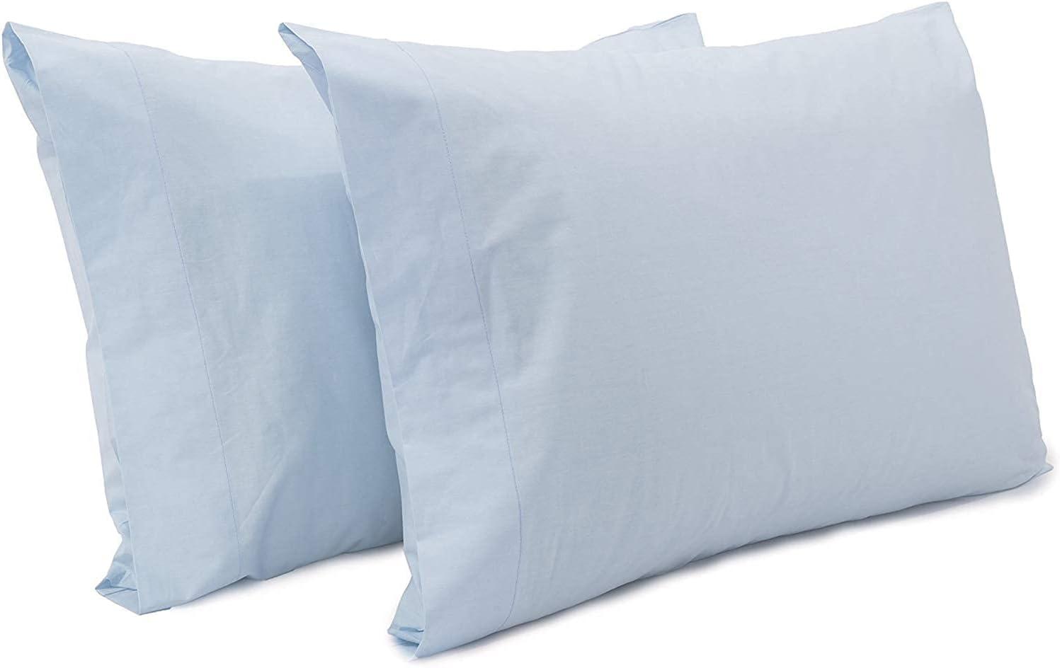 Superity Linen Queen Pillow Cases  - 2 Pack - 100% Premium Cotton - Open Enclosure