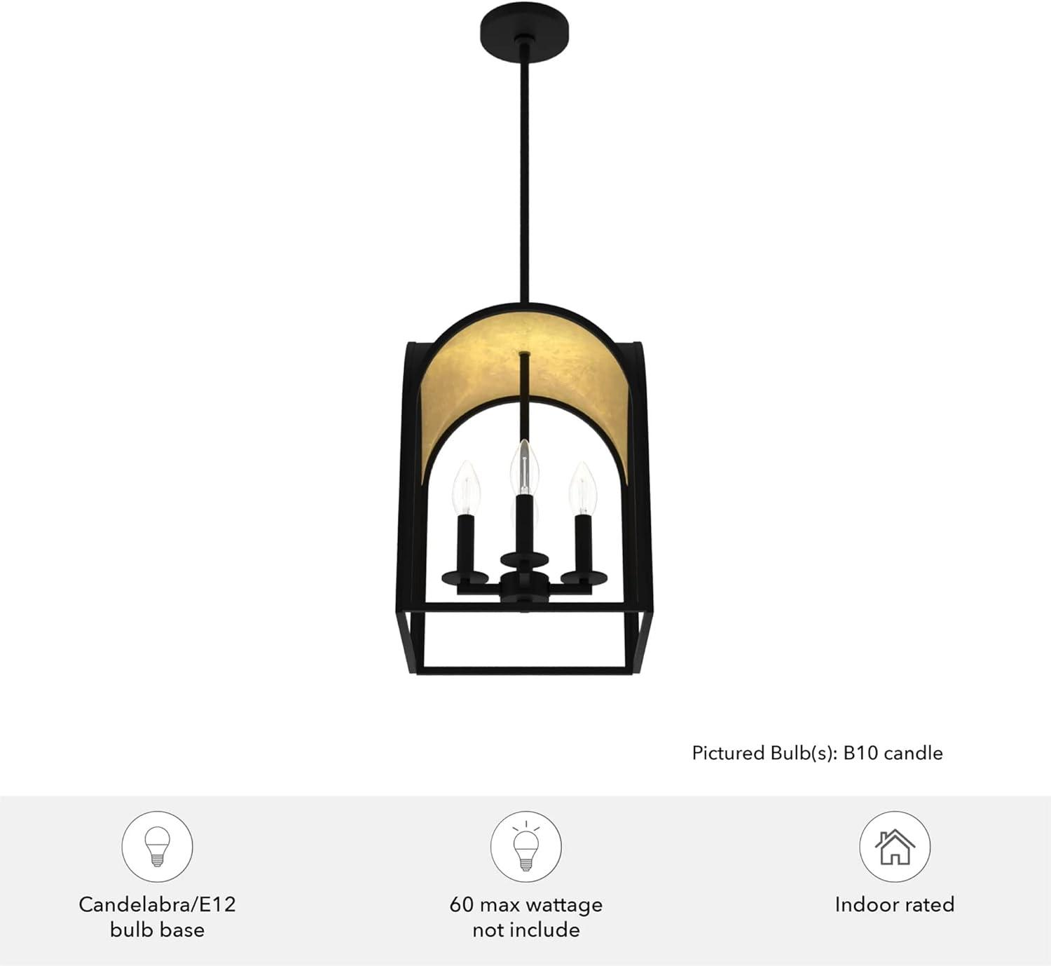 Hunter Fan Dukestown 4 - Light Lantern Geometric Chandelier