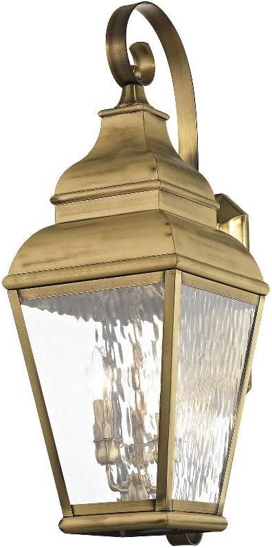 Livex Lighting Exeter 3 - Light Wall Light in  Black