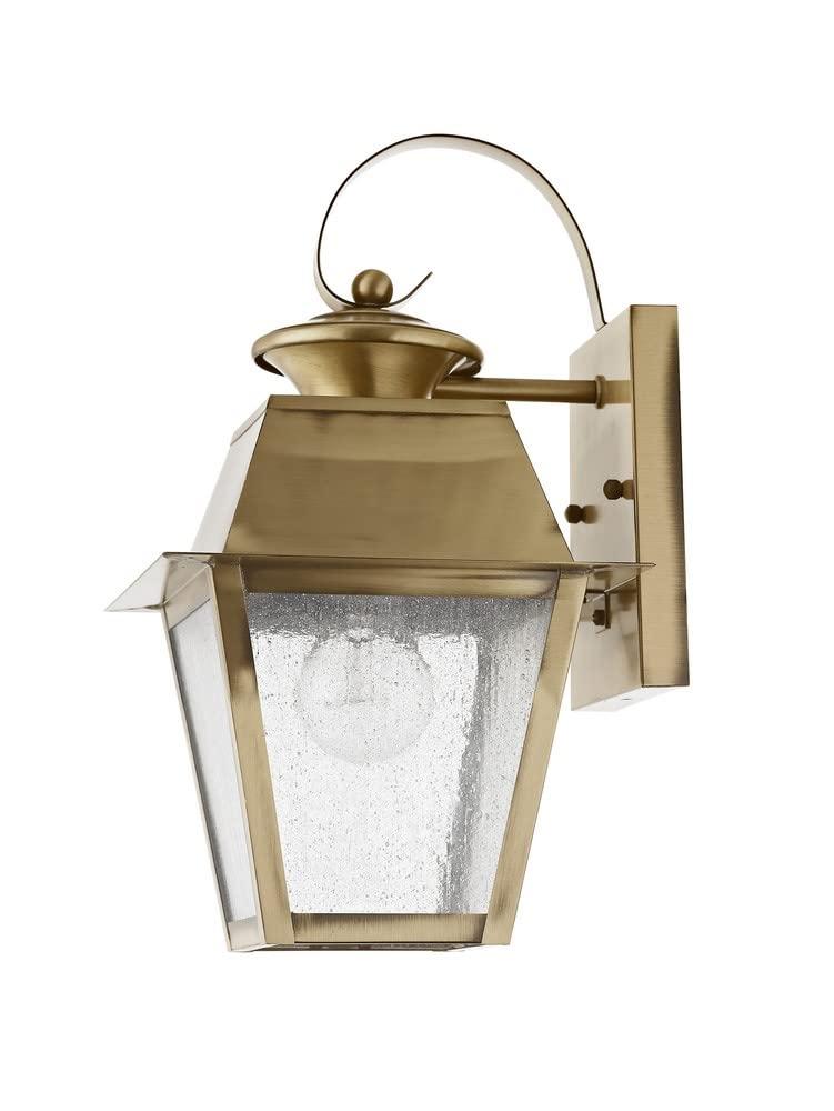 Livex Lighting Mansfield 1 - Light Wall Light in  Black
