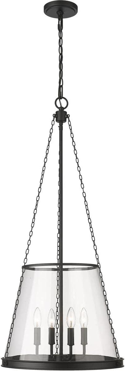 Z-Lite Prescott 4 - Light Pendant in  Matte Black