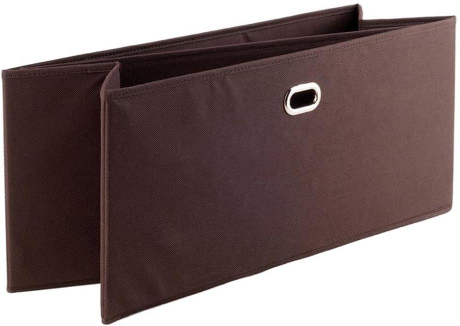 3pc Torino Folding Fabric Basket Chocolate - Winsome