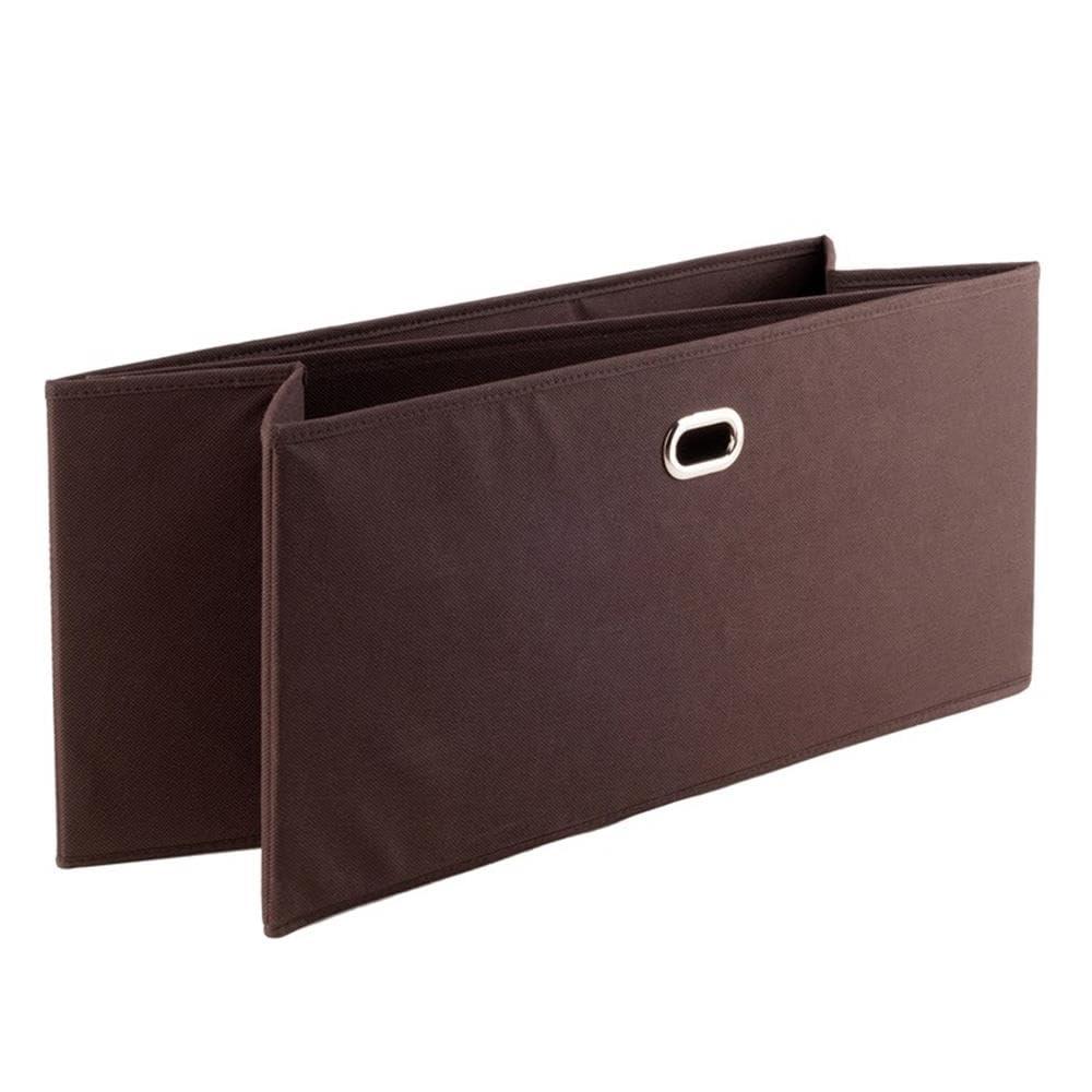 3pc Torino Folding Fabric Basket Chocolate - Winsome