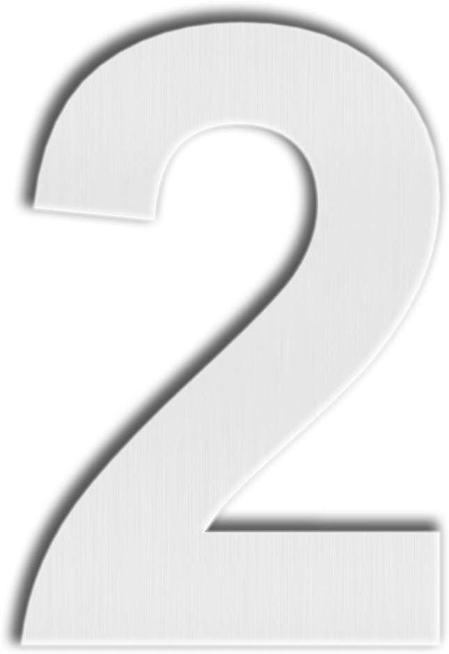 HASWARE 6" H Metal Floating House Number