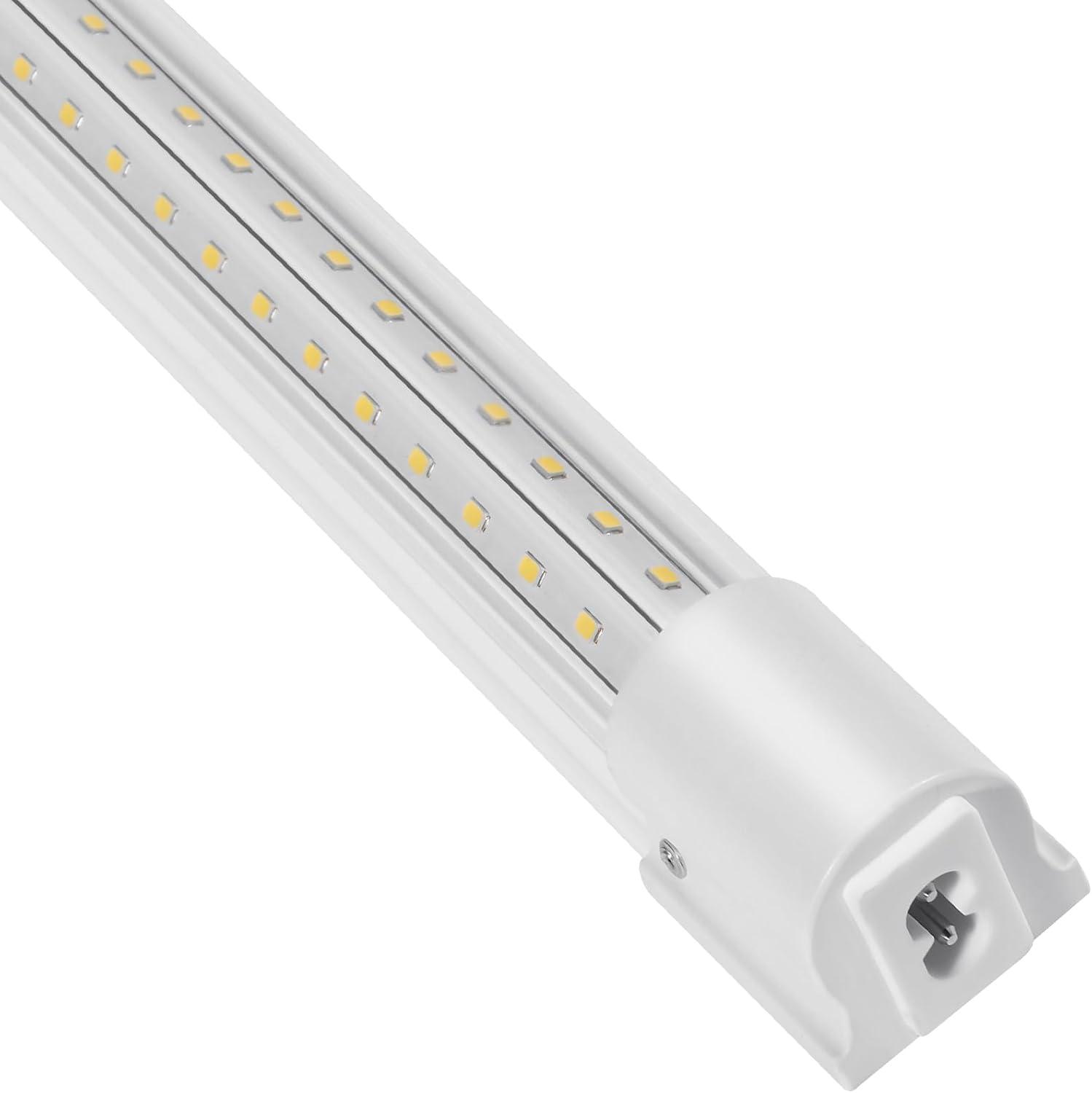 White 4-Foot LED Linkable Shop Light Pack