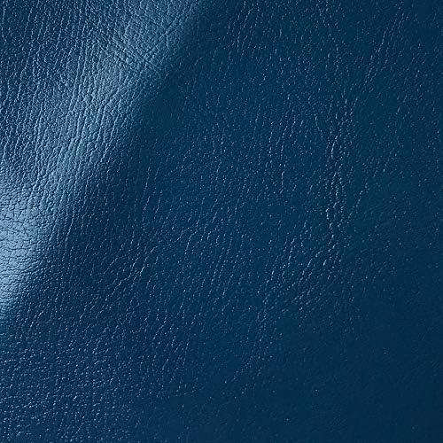 PaFagwy ABP4T55 Parson Kitchen Blue Faux Leather Padded Dining Chairs, Set of 2