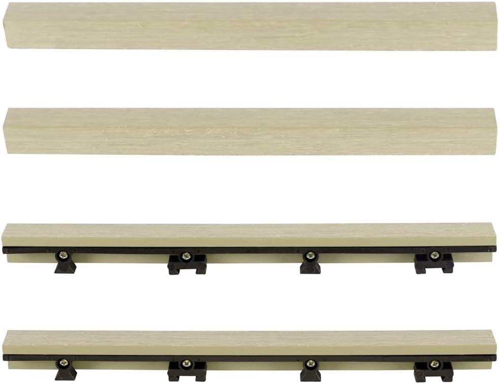 12" x 1" Composite Interlocking Deck Side Trim